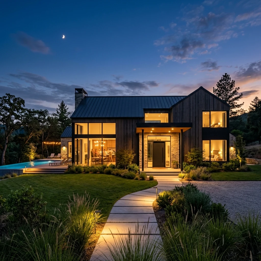 Beautiful Twilight Home
